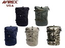ラッピング無料 正規品 メンズ レディース 母の日 父の日 ギフト アヴィレックス AVIREX 4WAYボンサック ボンサック リュック ショルダー 縦型ショルダー アウトドア 撥水 AVX3514 rowa12