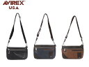 ラッピング無料 正規品 メンズ レディース 母の日 父の日 ギフト アヴィレックス AVIREX ミニショルダーバッグ AX5006 rowa12