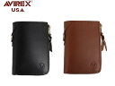 ラッピング無料 正規品 メンズ レディース 母の日 父の日 ギフト アヴィレックス AVIREX バッファローレザー ミドルウォレット AX9301 rowa12