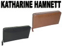 お得クーポン有り ラッピング無料 正規品 母の日 父の日 ギフト キャサリンハムネット KATHARINE HAMNETT 長財布 高級国産ソフトレザー使用 soft ソフト ラウンドファスナー 490-57007 sanyo06