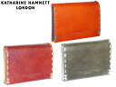 お得クーポン有り ラッピング無料 正規品 母の日 父の日 ギフト キャサリンハムネット KATHARINE HAMNETT ロンドン LONDON COLOR TAILORED II カラーテーラードII 三つ折り財布 490-58702 sanyo06(4)