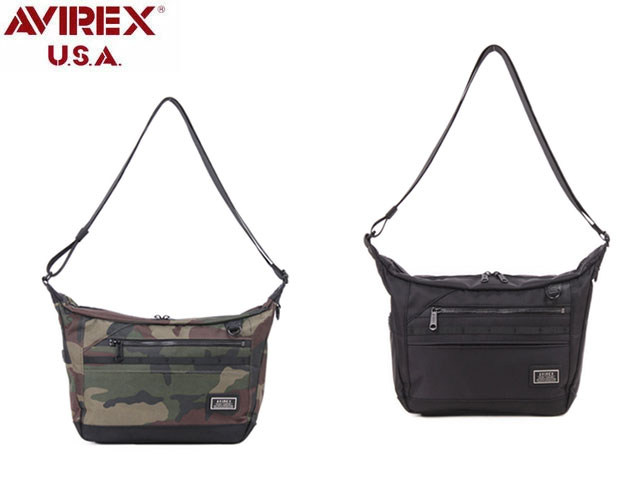 特典もれなくプレゼント ラッピング無料 正規品 メンズ レディース ポイント10倍 敬老の日 ノベルティ付 アヴィレックス AVIREX アヴィレックス AVIREX アビレックス avirex SOLID ソリッド ショルダーバッグ 抗菌・防臭加工シリーズ AX2052 rowa12
