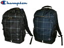 2品特典もれなくプレゼント ラッピング無料 正規品 メンズ レディース ノベルティ付 Champion チャンピオン CHAMPION チェックメイト リュックサック A4ファイル 15.6インチPC収納 32L 通学 スクールリュック 68272 ace63,