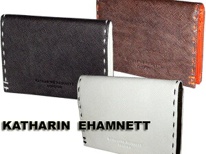 正規品 メンズ レディース あす楽 ポイント10倍 通勤 通学 記念日 冠婚葬祭 バレンタイン キャサリンハムネットカラーテーラード サイフ プレゼント カードケース・名刺入れ ・ ・ KATHARIN EHAMNETT490-51909 sanyo06