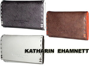 正規品 メンズ レディース ポイント10倍 通勤 通学 記念日 冠婚葬祭 バレンタイン キャサリンハムネットカラーテーラード サイフ プレゼント キーケース (定期入れ付き) KATHARIN EHAMNETT490-51910 sanyo06