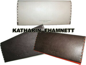 正規品 メンズ レディース あす楽 ポイント10倍 通勤 通学 記念日 冠婚葬祭 バレンタイン キャサリンハムネットカラーテーラード 長財布 サイフ 折り財布 長財布 札入 ・チョコ・ KATHARIN EHAMNETT490-51907 sanyo06