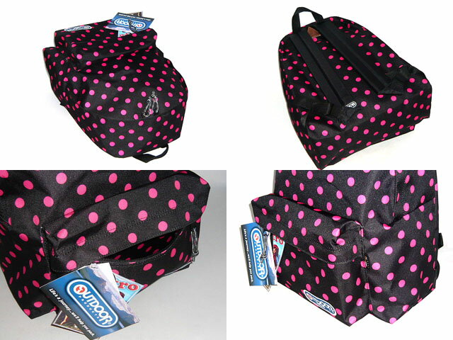 正規品 メンズ レディース ポイント10倍 通勤 通学 記念日 冠婚葬祭 バレンタイン OUTDOOR PRODUCTS アウトドア プロダクツ 学生 スクール 新学期 旅行 リュック デイパック リュック デイパックサック ディバッグ ドット柄 水玉 みずたま 男女兼用 ODT-452 sogawa07格安通販　バレンタイン　人気　ランキング