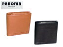 お得クーポン有り ラッピング無料 正規品 メンズ レディース ギフト レノマオム renoma HOMME レーヴ 札入れ 小型 506603 ikt02,