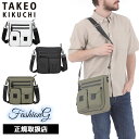 特典もれなくプレゼント 正規品 母の日 父の日 ギフト ノベルティ付 TAKEO KIKUCHI タケオキクチ タケオ キクチ ベルクロII ショルダーバッグ ...