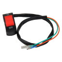 フォグライト スイッチ ハンドルバー 12V DC 電気システム オートバイ 7/8 ブラック