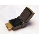 HDMI L字型 アダプタ 90°-270°(オス・メス) 角度自由調整可