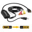 HDMI to RCA ѴС 3RCA/AV Ѵ֥ HDMI to AV ݥå HDMI饢ʥѴץ ƥ USBɬ 2m