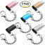 USB Type-C アダプタ マイクロUSB から USB Type-C 変換 コネクタ キーチェーン 5個セット