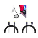 最新【USB4】USB-C Type C 充電ケーブル USB4.0 20Gbps 高速転送 PD急速充電対応 100W急速充電 8K/60Hz映像出力 ナイロン編み 断線防止(2)