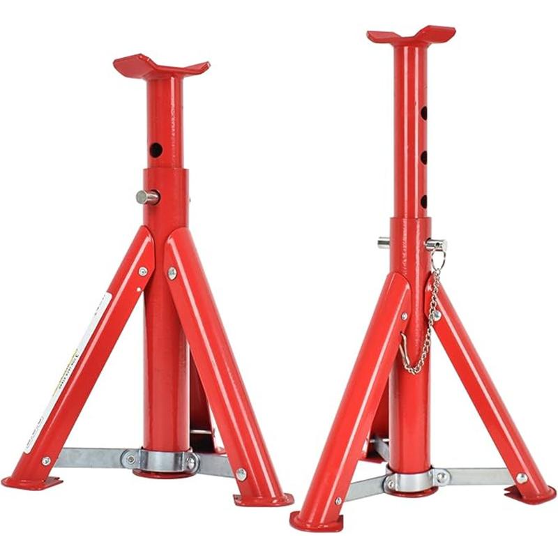【2t】お買い得 折りたたみ式 ジャッキスタンド シャッキアップ タイヤ交換 自動車用 2基セット
