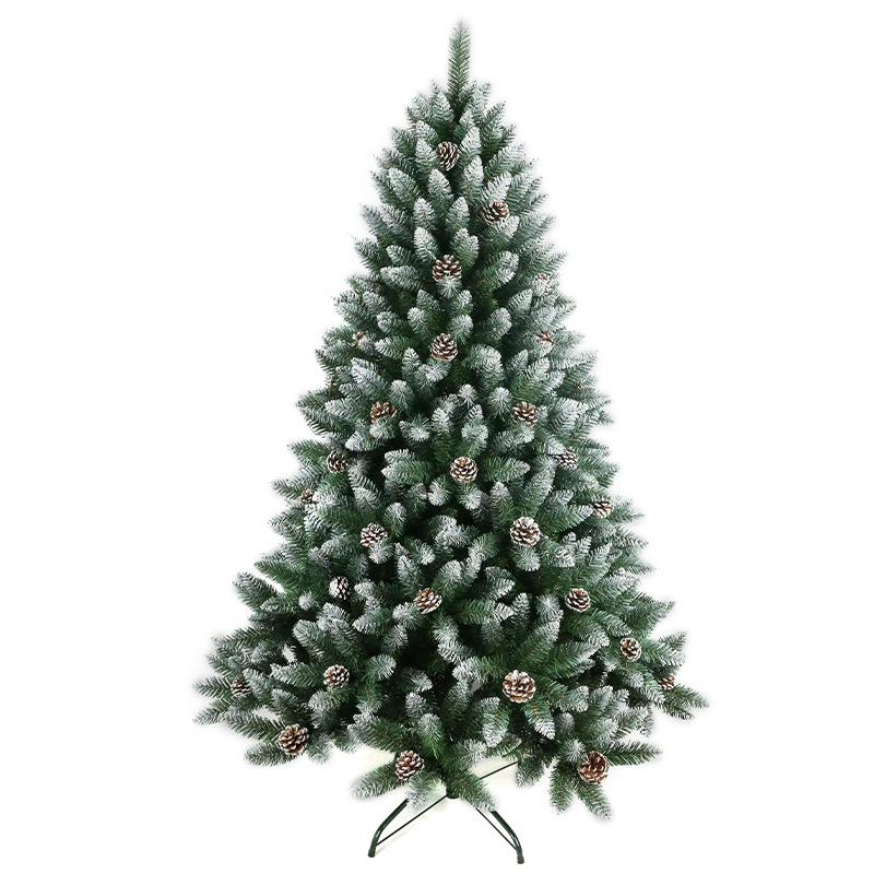組み立て式 クリスマスツリー 北欧風 約150cm 雪化粧 人工松ぼっくり付き Xmas christmas tree 本体のみ