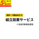 【クーポンで5%OFF★9/19 20:00〜9/21 23:59】 【有料】組み立て設置サービス
