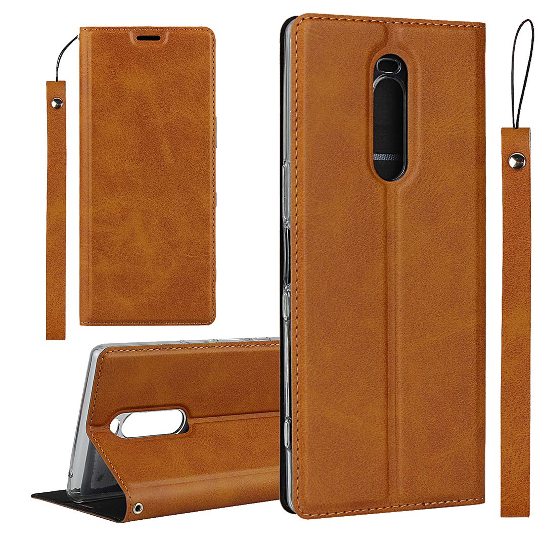 機能性：ストラップホール有り、各色合いに専属されるストラップも同梱販売なので、より安全性が高くなるのだけではなく、ストラップとケースの間の相性も存分に考えていおり、ストラップが取り外し可能、実用性満点の組合せとなります。 機能性：留め具なし、マグネット内蔵式のケースです、使用上、指への支障もなくし、シンプルなデザイン感がよりアップさせます。手触り良いレトロPUレザー＋内部の柔軟なTPUカバーという二重保護で、衝撃吸収の性能が抜群、万が一の落下した時、大切なお携帯をしっかり守ることができます。 機能性：スタンド機能が付いて、横向いて斜めに立てて、お好きな角度を調整できます。両手が完全に解放され、お気軽に動画鑑賞や読書なども楽しめます。 機能性：各機種にピッタリの専用デザインなので、ケースを装着したまま、音量ブボタン、カメラ、コネクターなどのを自由に使えます。実用性が高いです。 機能性：超薄型、超軽量、カードスロットも設置され、使い勝手良くて、持ちやすいます。しかも指紋防止、汚れにくい特徴も備えております。