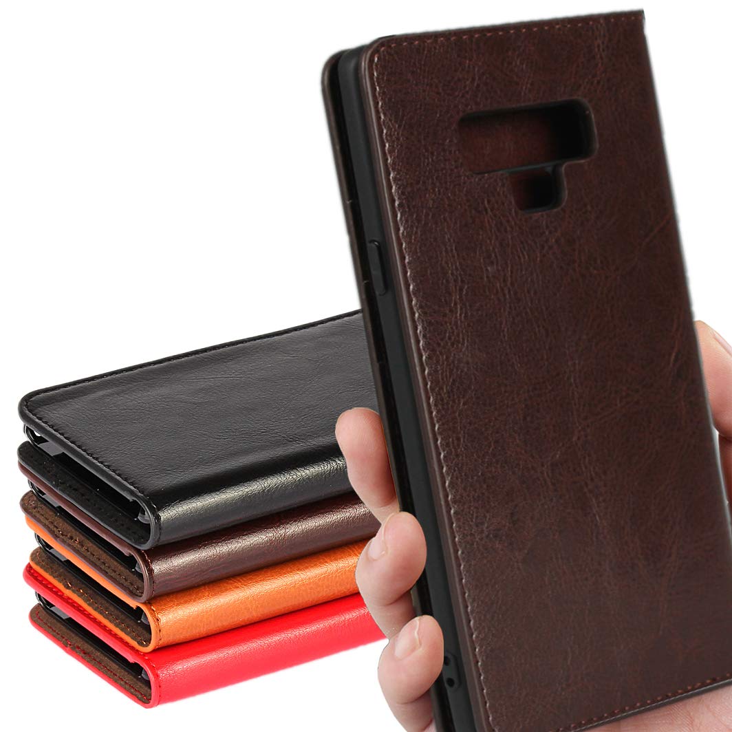 Galaxy Note9 ケース 手帳型 SC-01L SCV40 適用 ノート9 スマホケース サムスン ギャラクシー NOTE 9 手帳型 カバー 財布 case_iCoverCase_ シンプル レトロ 携帯 ス・