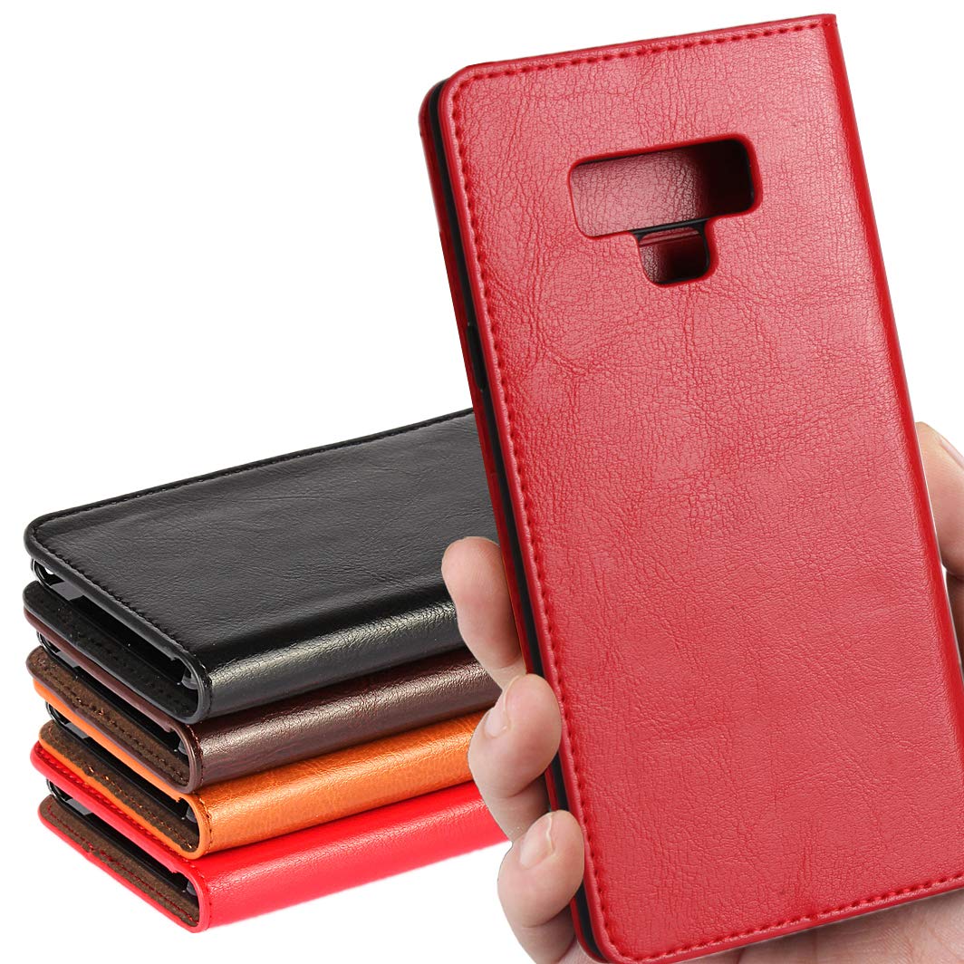 Galaxy Note9 ケース 手帳型 SC-01L SCV40 適用 ノート9 スマホケース サムスン ギャラクシー NOTE 9 手帳型 カバー 財布 case_iCoverCase_ シンプル レトロ 携帯 カ・