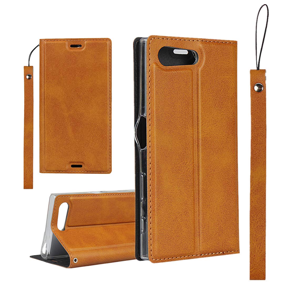 ソニー Xperia X Compact SO-02J ケース 手帳型 Xperia X Compact ケース 手帳型 スタンド Xperia SO-02J ケース Xコンパクト エクスぺリア Xcompact iCoverCase 内蔵マグネット 磁気閉鎖 ベルトなし スマホケース カード入れ付き スタンド機能 軽量 スプラットホール付き ス