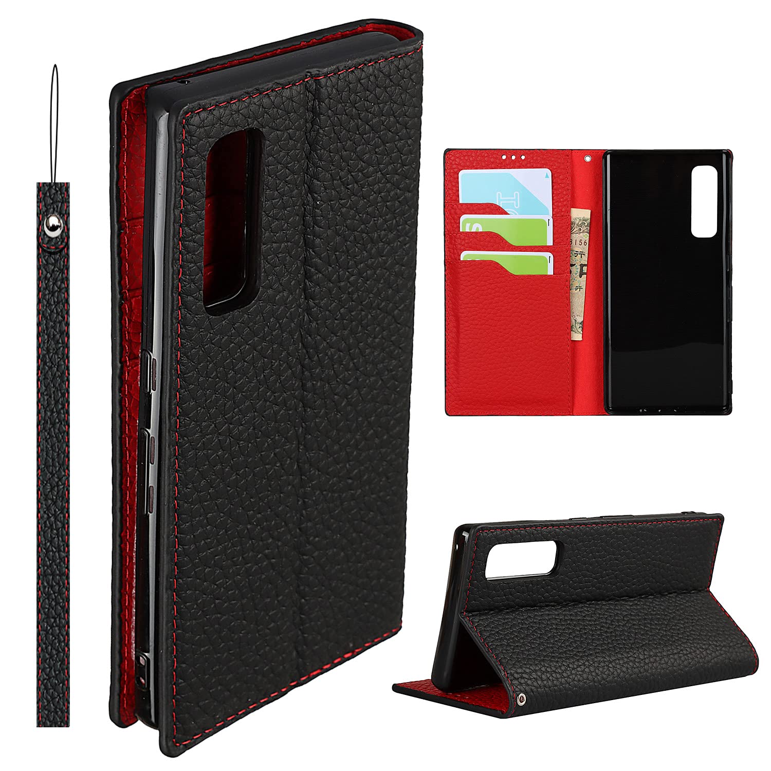 Arrows NX9 ケース 手帳型 F-52A ケース docomo 富士通 アローズ NX9ケース ArrowsNX9 F52A 適用 カバー アローズNX9 スマホケース 手帳 携帯ケース 財布 case 適用 iCoverCase 内蔵マグネット ベルトなし スマホケース カード入れ付き スタンド機能 本革 柔らかい 本皮 ライ