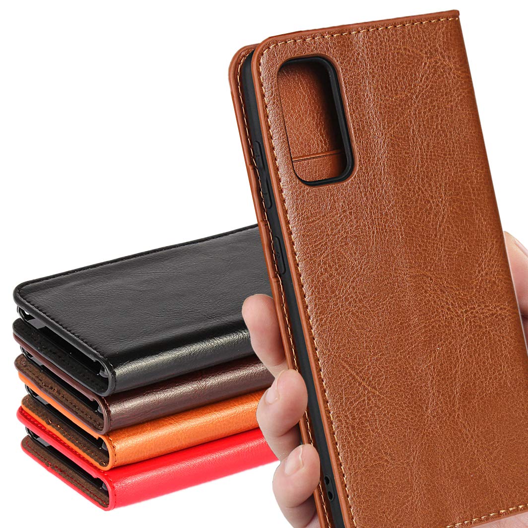 S20 ケース Galaxy S20 5G ケース SC-51A docomo / SCG01 au 対応 サムスン S20 ケース SC51A ケース SCG01 カバー エス20 カバー サムスン ギャラクシー S 20 スマホケース 携帯カバー 手帳型 カバー 財布 case iCoverCase シンプル レトロ スタンド機能 手作り 光沢加工 牛