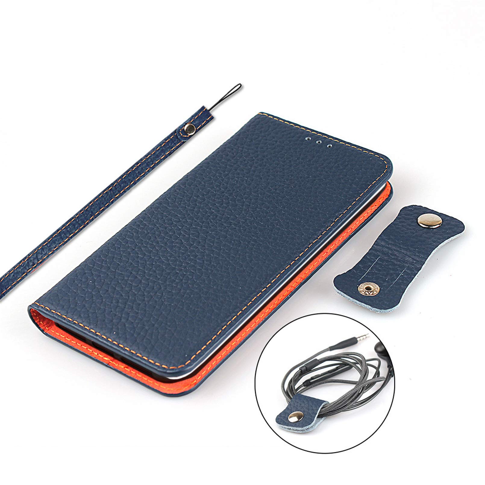 AQUOS R5G ケース SHG01 au/SoftBank/SH-51A docomo 対応 シャープ アクオス R5G カバー SHG01 ケース SH51A ケース ケース 手帳型 スマホケース 携帯カバー case iCoverCase 内蔵マグネット ベルトなし スマホケース カード入れ付き スタンド機能 本革 柔らかい 本皮 ライチ