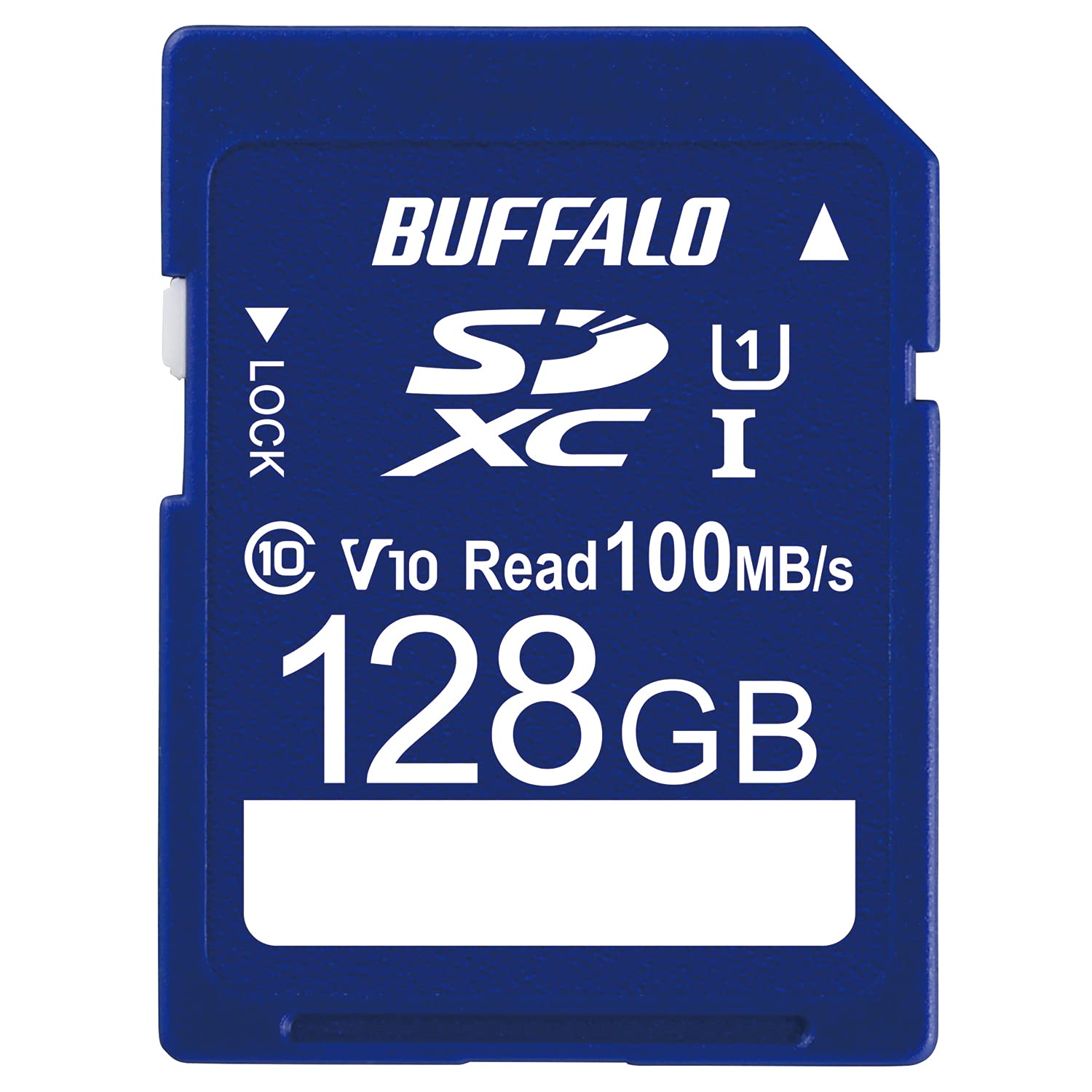 バッファロー SDカード 128GB 100MB/s UHS-1 スピードクラス1 VideoSpeedClass10 IPX7 Full HD データ復旧サービス対応 RSDC-128U11HA/N