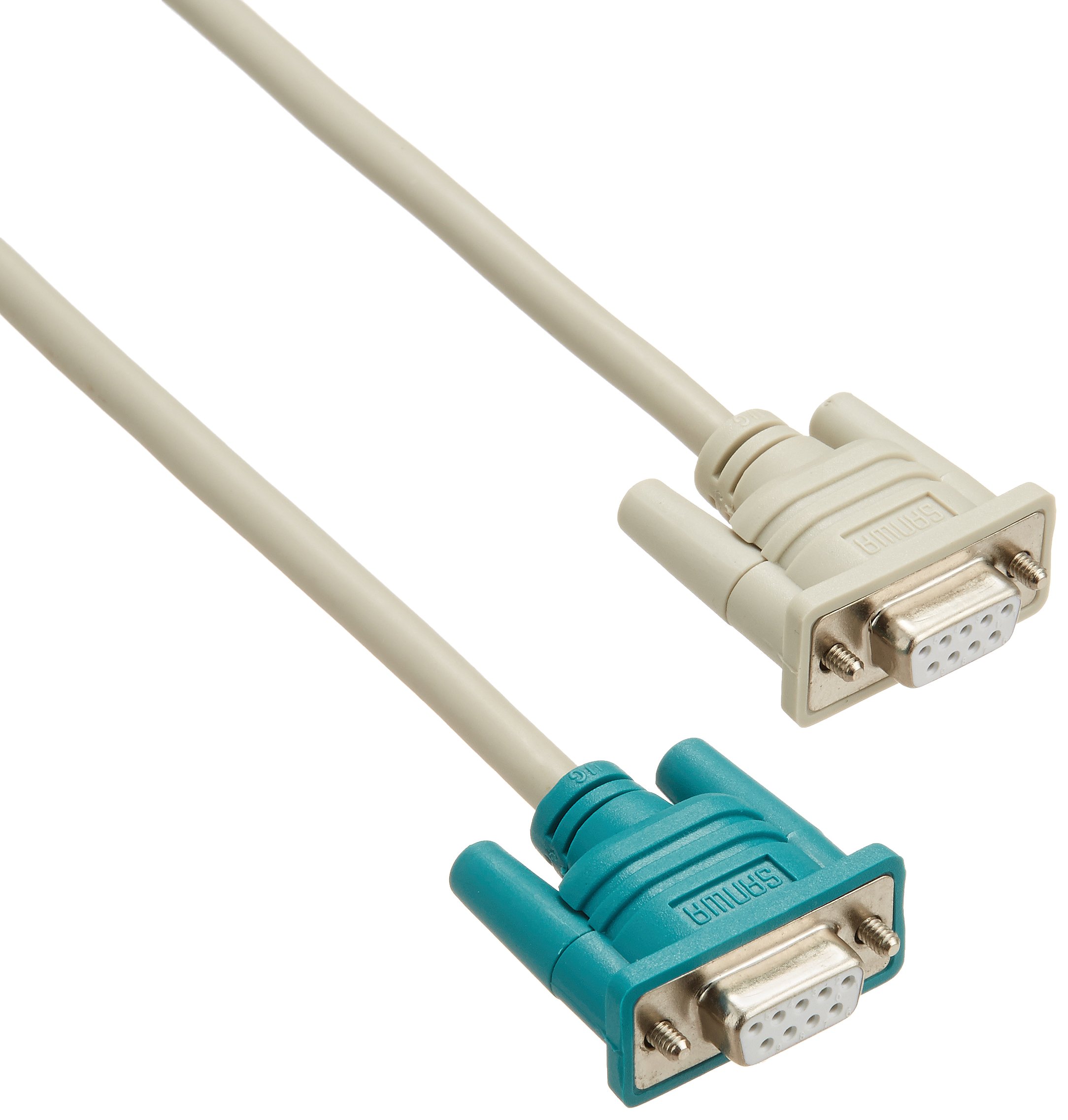 DOS/Vパソコンとモデム・TA(ターミナルアダプタ)等の周辺機器(DCE)、または切替器(SW-CP21SP等)を接続するケーブルです。 ※TAの接続にはケーブル長が影響しますので、2m以内のケーブルをご使用ください。 ケーブル長:1m コネクタ形状:D-sub9pinメスインチネジ(4-40)- D-sub9pinメスインチネジ(4-40) ケーブル直径:6mm 結線:ストレート全結線