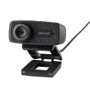 バッファロー WEBカメラ 120万画素 1280x720 HD対応 30fps 視野角63° F2.2 マニュアルフォーカス CMOSセンサー ケーブル1.5m ブラック BSWHD06MBK