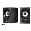 サンワサプライ ハイパワーUSBスピーカー 25.6W出力 低音強化パッシブラジエーター搭載 ブラック MM-SPU9BK