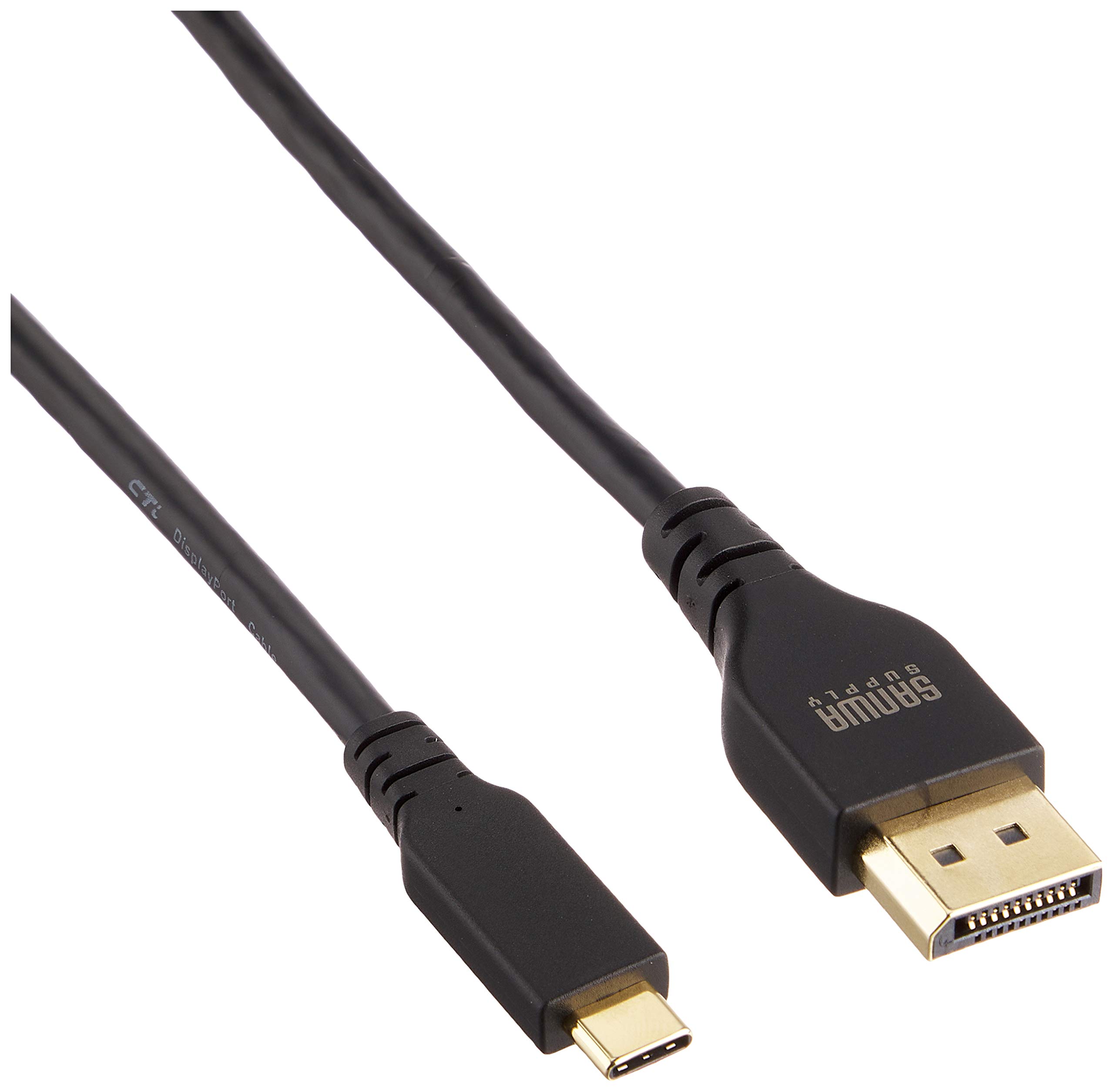 サンワサプライ TypeC-DisplayPort変換ケーブル (双方向)（ブラック・1.5m） KC-ALCDPR15