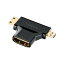 掠ץ饤 HDMIѴץ ߥ˥ޥHDMI(HDMIC/D) AD-HD11MMC ֥å