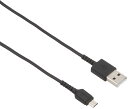 バッファロー BUFFALO USBmicroBケーブル スリム 1.0m ブラック BSMPCMB110BK(2)