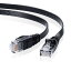 掠ץ饤 CAT6եåLAN֥ (5m) 1Gbps/250MHz RJ45 ĥޤɻ ֥å LA-FL6-05BK