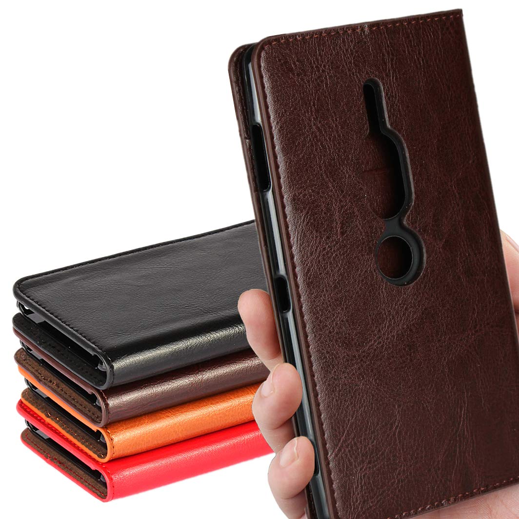 ソニー Xperia XZ2 premium ケース 手帳型 SO-04K SOV38 ソニー 適用 XZ2premium 手帳型 ソニー エクスぺリア XZ2premium カバーケース 手帳 エクスぺリアXZ2 premium XZ2プレミアム ケース 手帳型 iCoverCase 光沢加工 牛革 丈夫 摩擦耐性 レトロ 携帯 カバー スタンド 財布