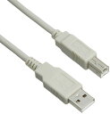 バッファロー BUFFALO USB2.0ケーブル1.0m アイボリー BSUABFC210IV(2)