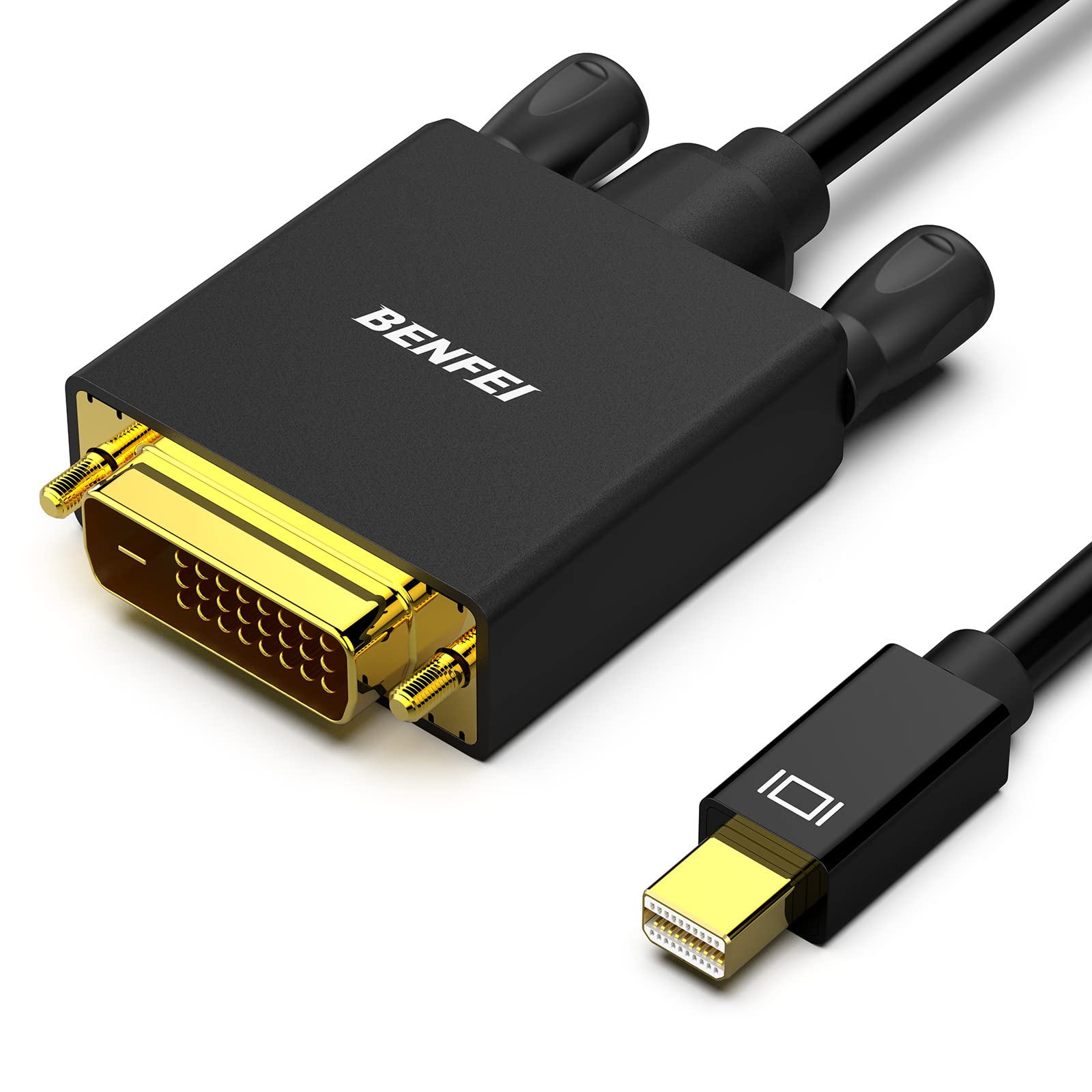 BENFEI Mini DisplayPort-DVIケーブル、1.8m Mini DisplayPort-DVI ケーブル（Thunderbolt 2対応）とMacBook Air/Pro、Surface Pro/Dock、ディスプレイ、プロジェクタ…