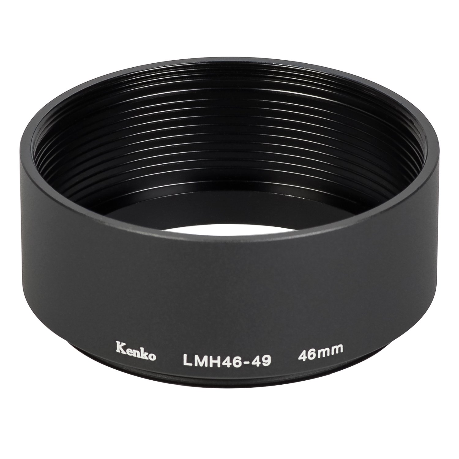 Kenko レンズフード レンズメタルフード LMH46-49 BK 46mm アルミ製 連結可能 792018