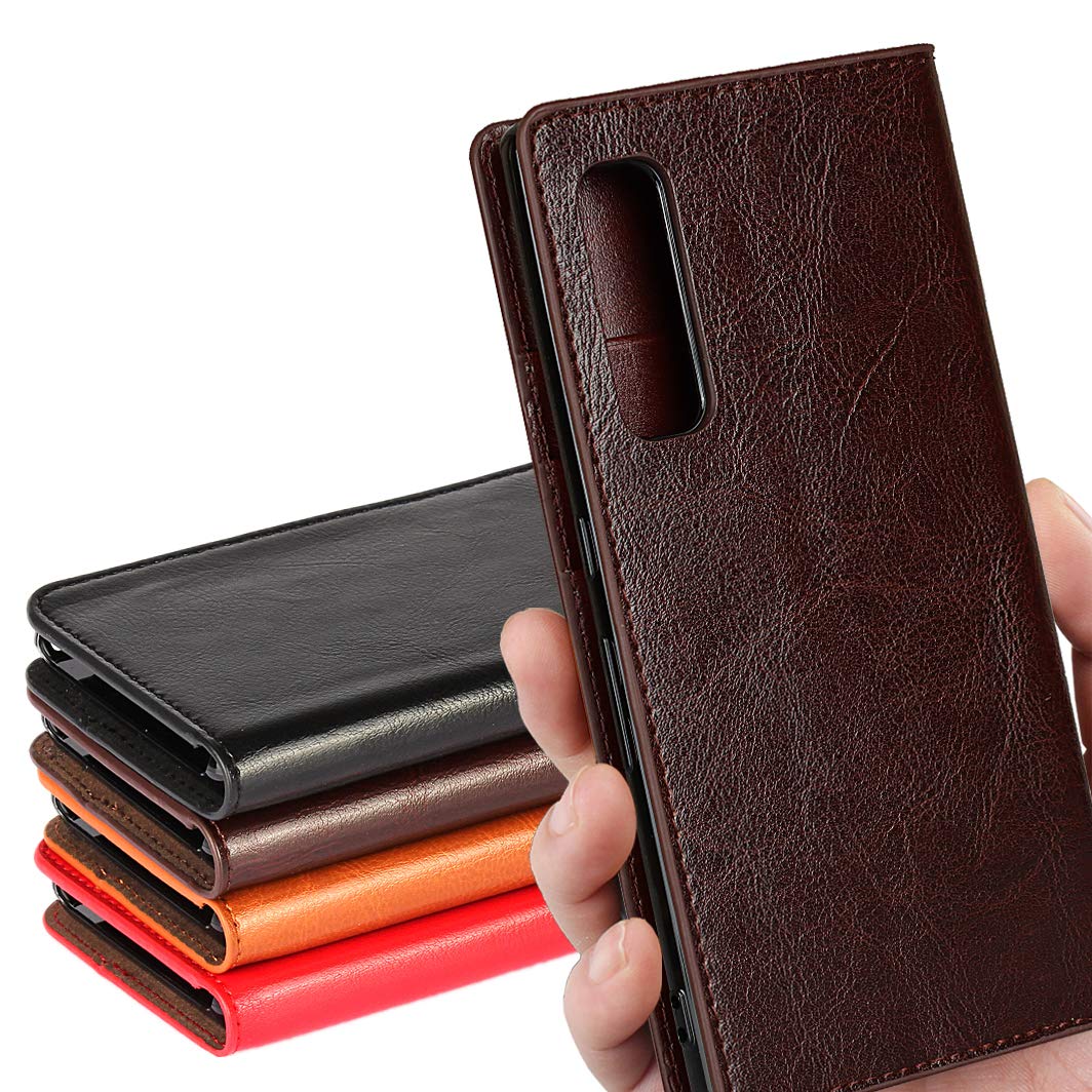 Arrows NX9 ケース 手帳型 F-52A ケース docomo 富士通 nx9 f-52a ケース アローズ NX9ケース ArrowsNX9 F52A 適用 カバー アローズNX9 スマホケース 手帳 携帯ケース 財布 case iCoverCase シンプル レトロ スタンド機能 手作り 光沢加工 牛革 スマホケース 財布型 携帯カバ