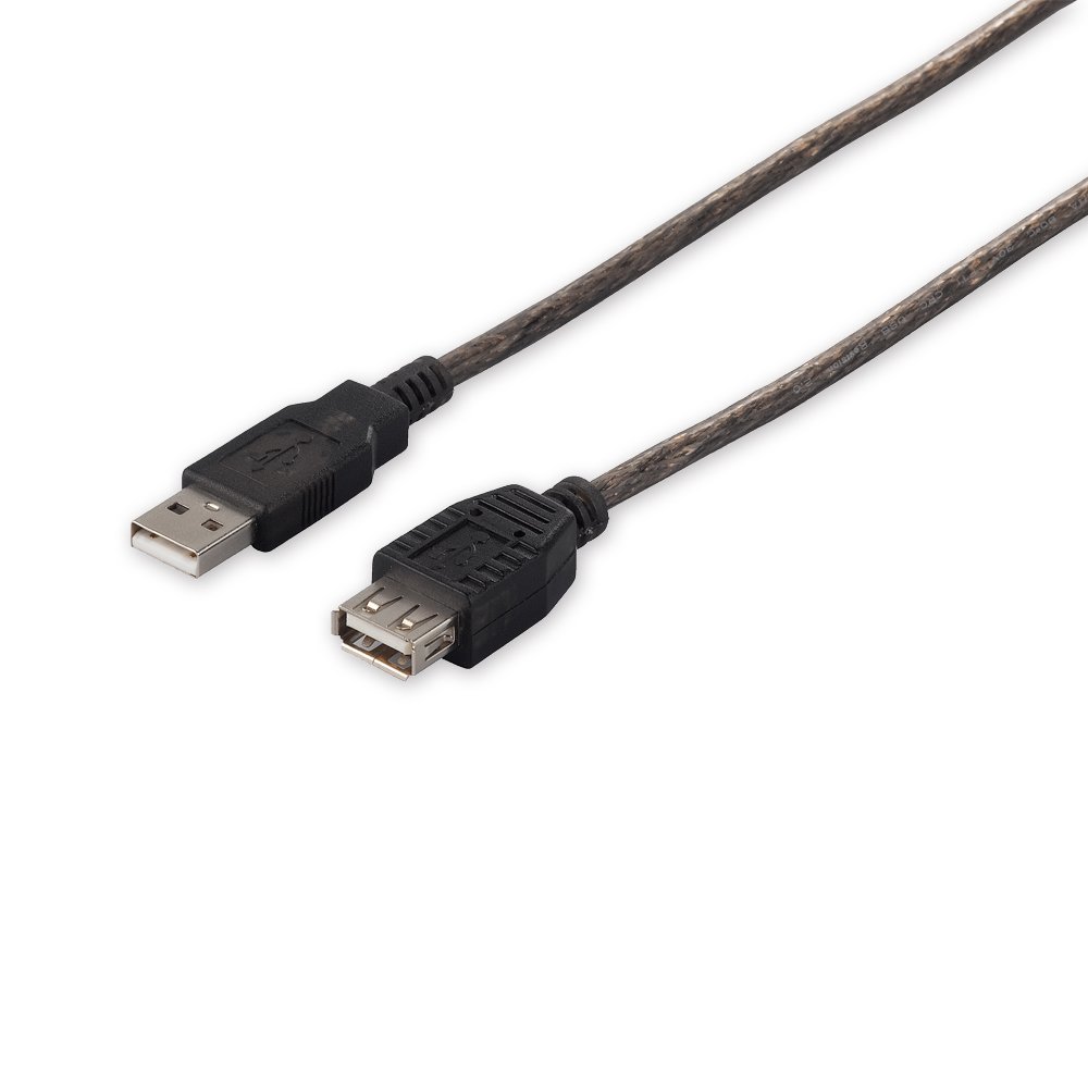 バッファロー BUFFALO USB2.0延長ケーブル (A to A) ブラックスケルトン 1.5m BSUAA215BS