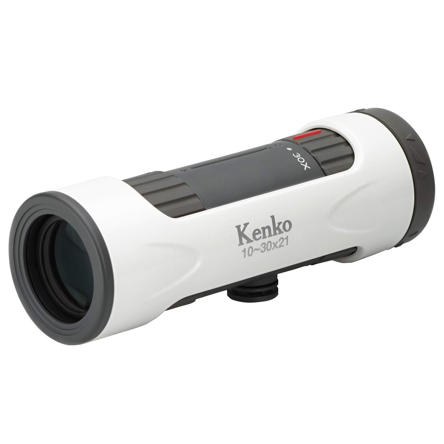 Kenko 単眼鏡 ウルトラビューI 10~30×21 10~30倍 21mm口径 ズーム式 ホワイト 429068