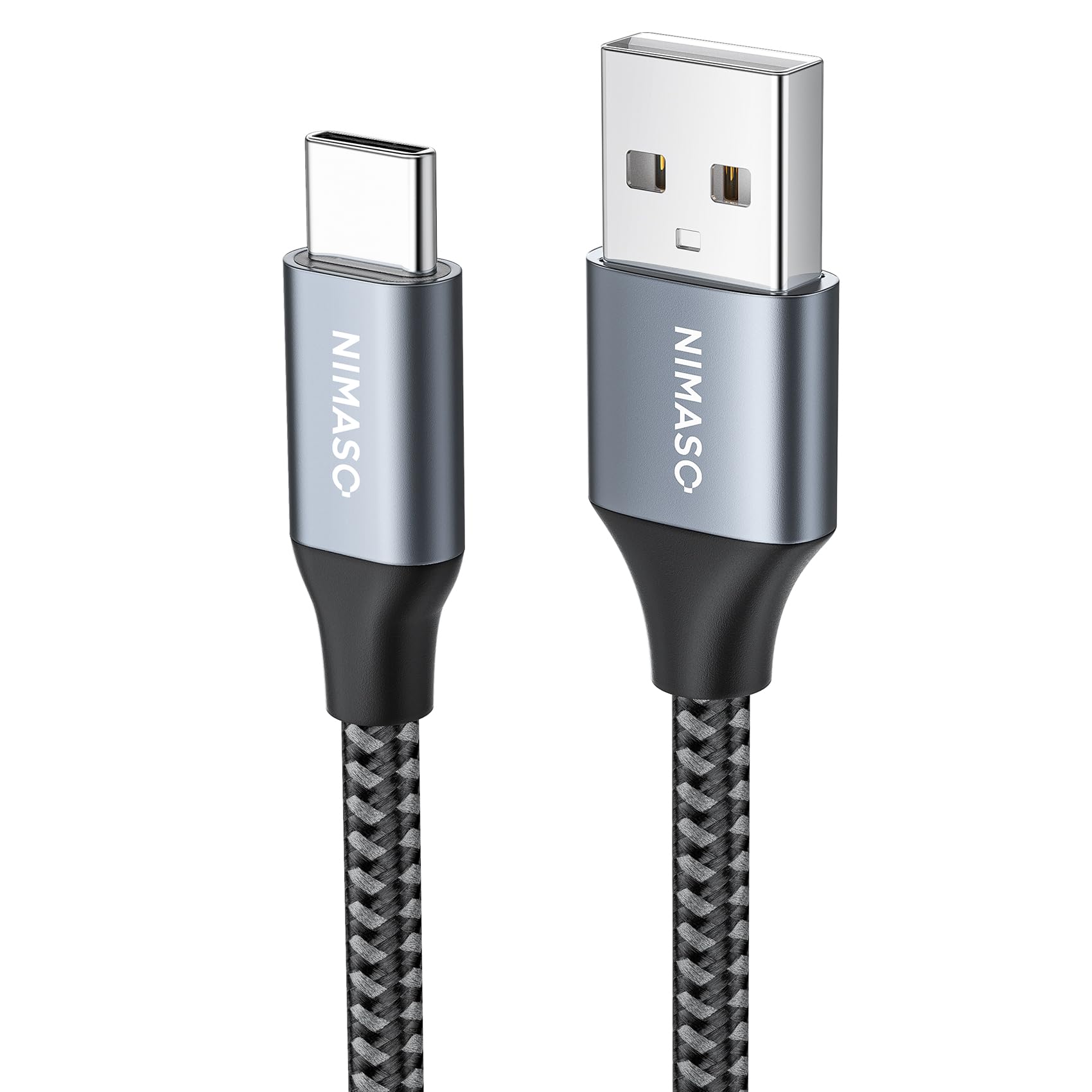 2本セットNIMASO USB Type C ケーブル 3m+3mQC3.0対応 3A急速充電 タイプc 充電ケーブル iPad Pro、Sony、Galaxy、Huawei その他Android 等 USB-C 機器対応 NCA21L412