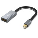 BENFEI Mini DisplayPort - HDMI アダプター 1080p (Full HD) @60Hz アルミニウムシェル ナイロン編組 Thunderbolt 2 - HDMI アダプタ MacBook Air/Pro Microsoft Surface Pro/Dock モニター プロジェクターなどに対応……