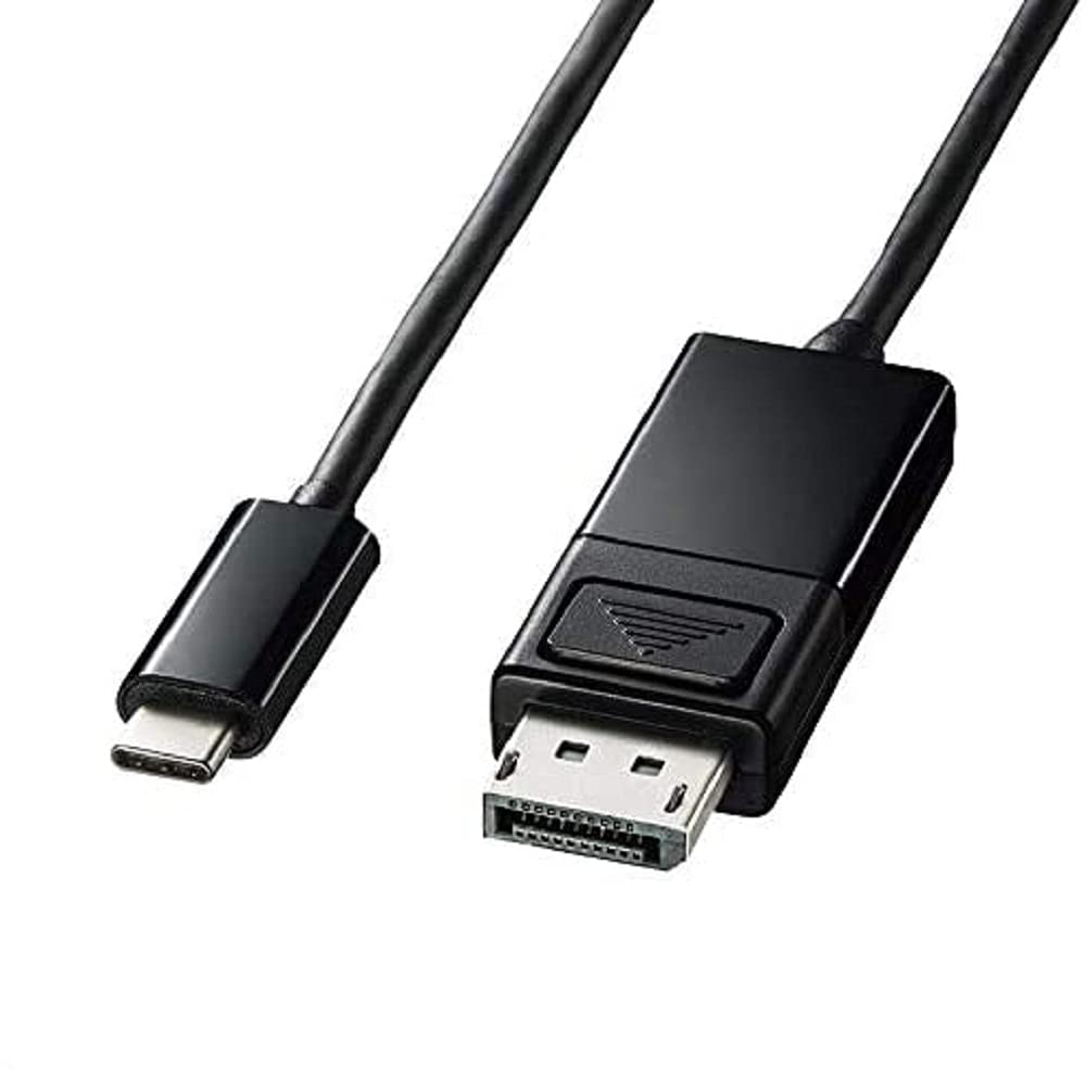 サンワサプライ TypeC-DisplayPort変換ケーブル (双方向）（ブラック・1m） KC-ALCDPR10