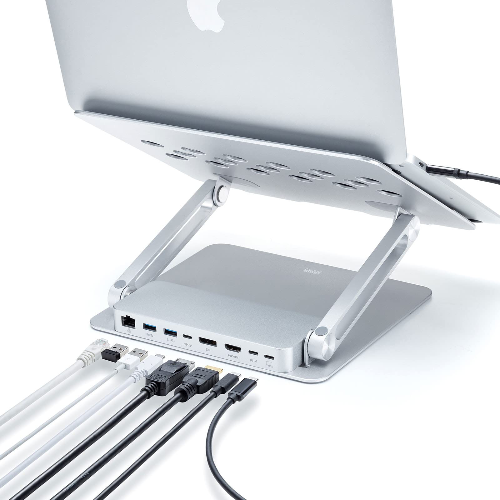 サンワサプライ USB Type-Cドッキングステーション(スタンド付き) HDMI/DisplayPort出力対応 USB-CVDK9STN