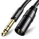 NIMASO TRS 6.35mm オス to xlr オス 変換ケーブル バランス接続 XLRオス から 6.35mmオス マイクケーブル オス-オス オーディオマイクケーブル 5M NCA23D670