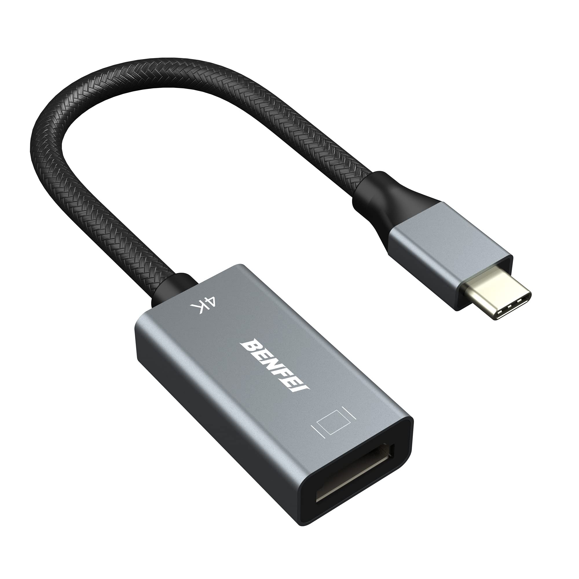 BENFEI USB C - HDMI 変換アダプタ 4K USB Type-C HDMI アダプタ  互換タイプC HDMI 変換  iPhone 15 Pro/Max, MacBook Pro/Air 2023, iPad Pro, iMac, S23, XPS 17 などに対応