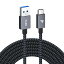 Rampow USB Type C ֥3m/® QuickCharge3.0б USB3.0 usb-c c ֥ Sony Xperia XZ/XZ2 ɥ¿б